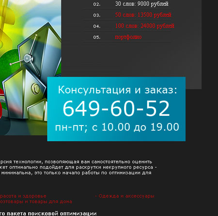 6496052.ru 30 slov: 9000 rubley