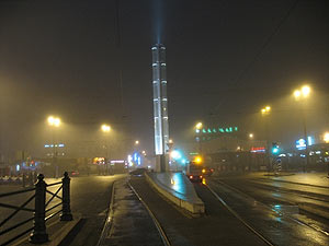 Stolb na metro Sadovaa